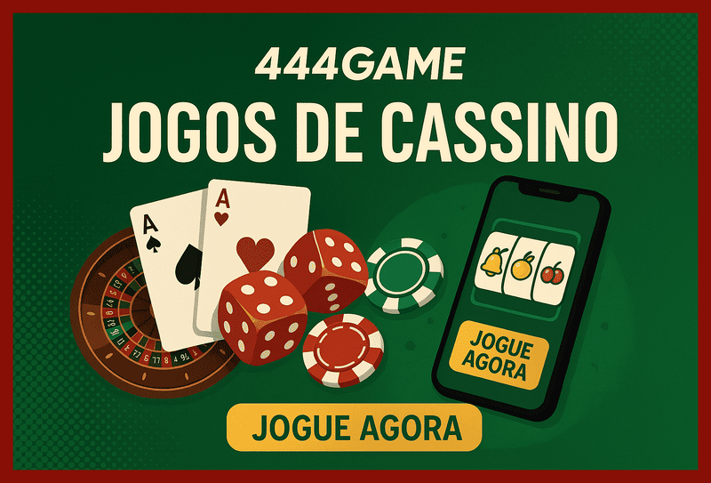 Jogos de cassino online inovadores e emocionantes na 444GAME