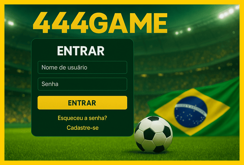 Não Perca tempo, o rRgistro na site 444GAME