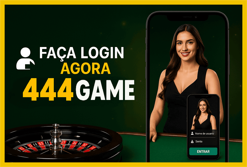 Criar uma nova Conta no plataforma 444GAME